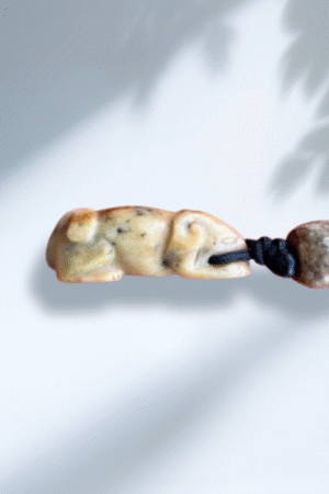 Zhou Dynasty jade rat with big ears