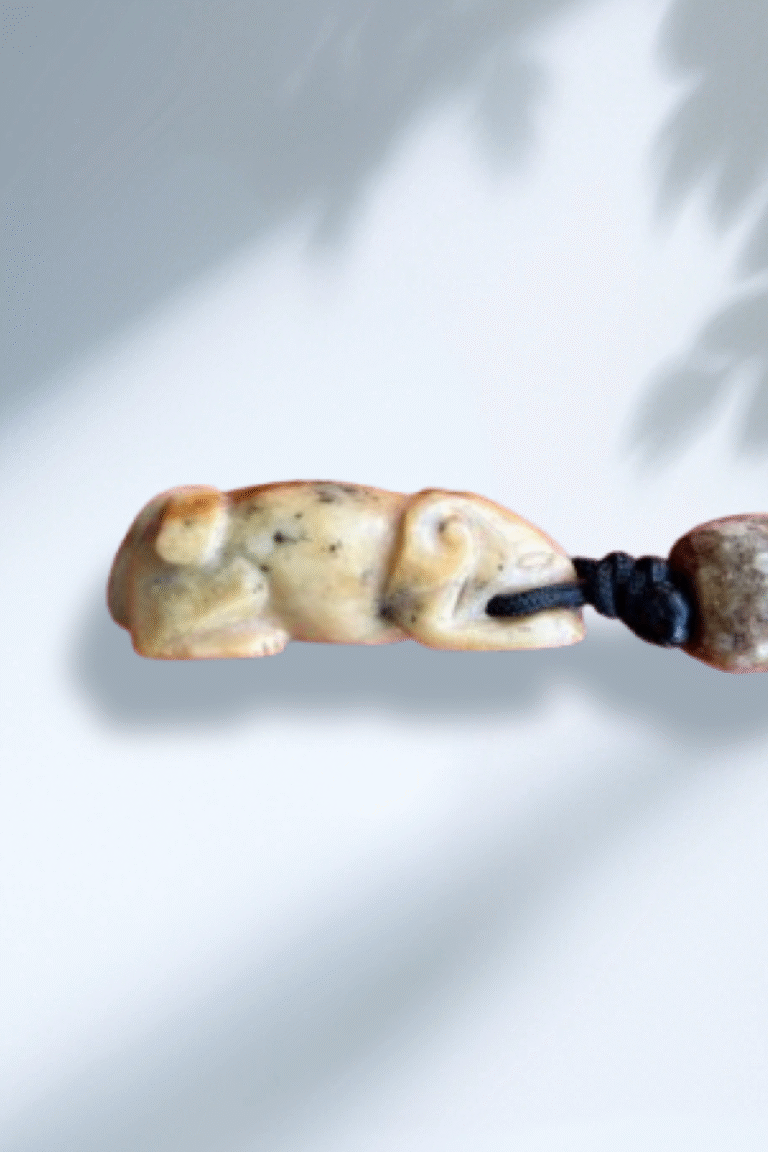 Zhou Dynasty jade rat with big ears