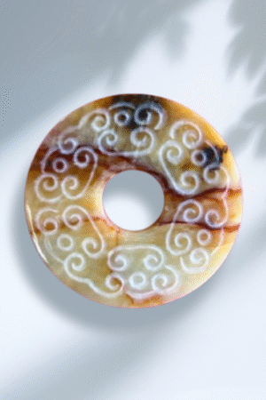 Han Dynasty Five-Colored Jade Pendant ②