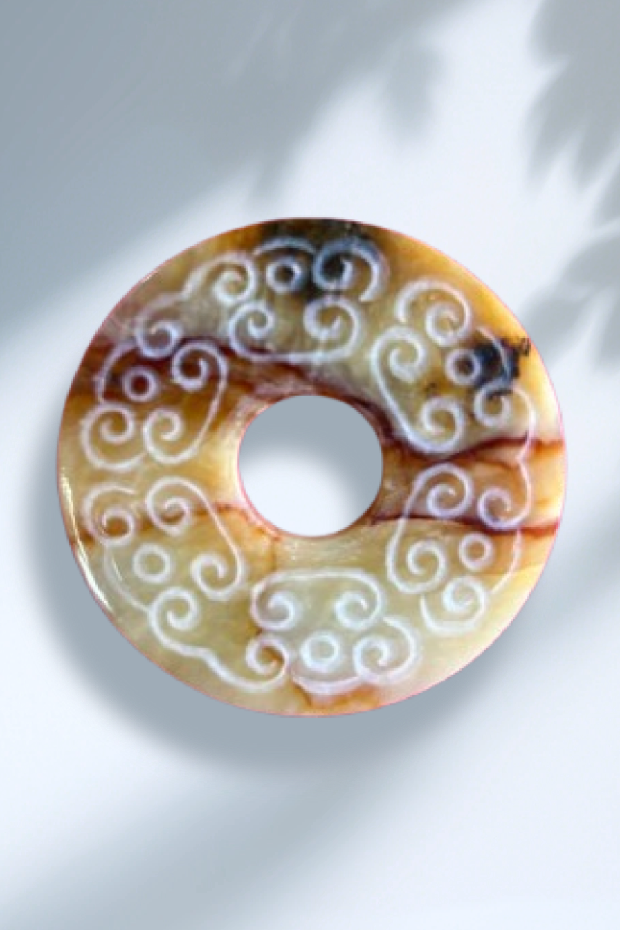 Han Dynasty Five-Colored Jade Pendant ②